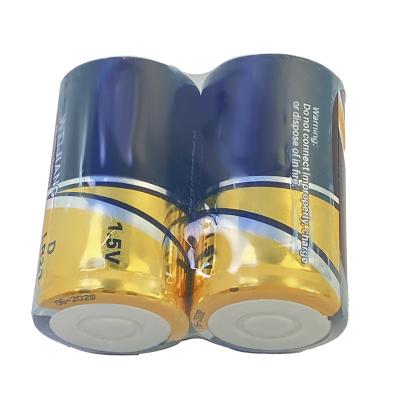 Cina 1.5v D Dimensione Batteria alcalina ZnO2 Batterie a celle alcaline D in vendita