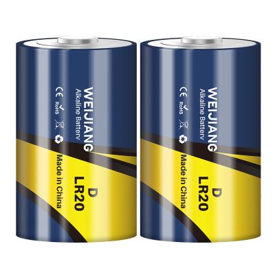 Cina Batteria alcalina priva di mercurio dimensione D 1,5 V ZnO2 Batteria alcalina dimensione D in vendita