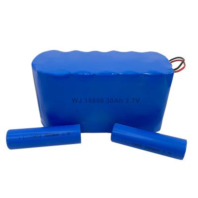 Chine 14.8WH 18650 batterie au lithium 30Ah batterie rechargeable à ions lithium 18650 à vendre