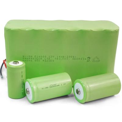 China Cylindrical 12 Volt NiMH Battery Pack 800mAh For Electricity Meter for sale