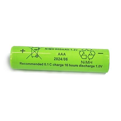 중국 ROSH CE 니켈 금속 하이드 셀 2600mAh 800mAh 실린더 NiMh AAA 배터리 판매용