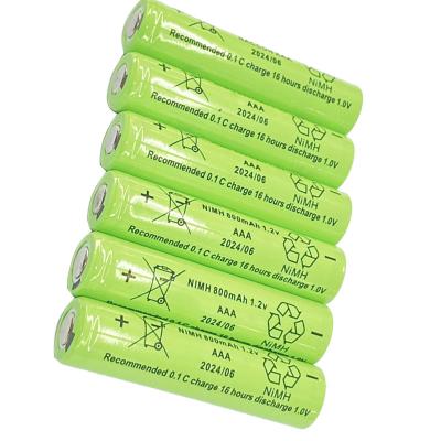 China Batería recargable NiMH de 1.2V 800mAh 1100mah R03 en venta