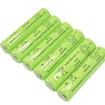 China Baterías recargables NiMH para aplicaciones diarias en dispositivos AA 1.2V 800mah 1000mah en venta