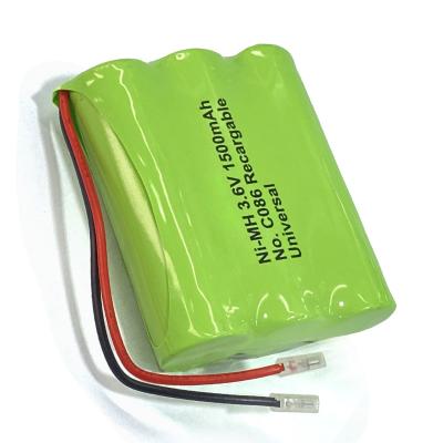 China ODM Ni Mh Aa1500mah 3.6 V HR6 Nickel Metal Hydride Battery Pack for sale