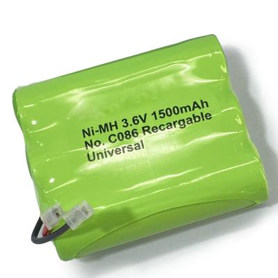 China Eco Friendly NiMH Battery Pack 3.7V OEM 1500mah NiMH Battery for sale