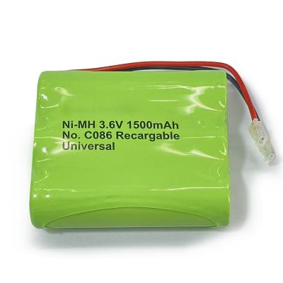 China Rechargeable 3.6v Nimh Battery Pack 1C Nickel Metal Hydride Battery Pack for sale