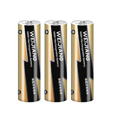 China Cylindrical  Battery 1100mAh AAA NIMH Rechargeable Battery Packs for sale