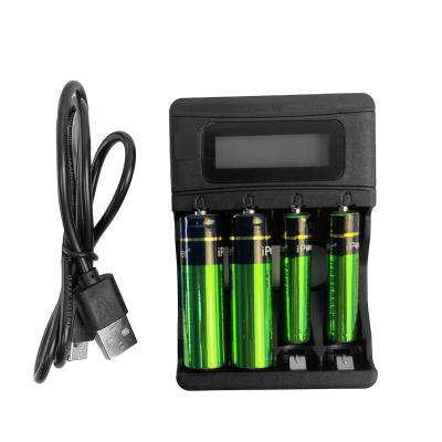 China Factory High Quality 4 Slots AA AAA 1.2V LED Charging Nimh Battery Charger for sale