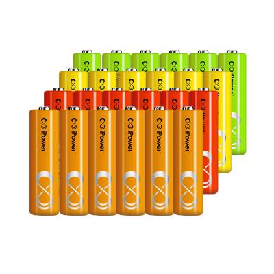 중국 고 용량 AA 2000mAh 1.2 Nimh 재충전 배터리 AAA 800mAh 2600mAh OEM ODM 지원 판매용