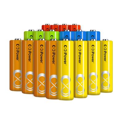 China Baterías NiMH recargables de alta capacidad AA AAA 800mah 1100mah 2600mah Para el supermercado en venta