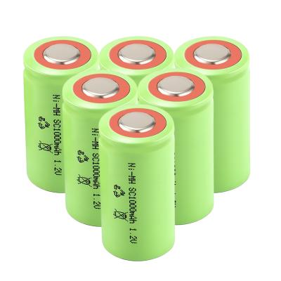 China NIMH C Rechargeable Battery 2000mAh 3000mah NiMH SC 1.2V Battery en venta