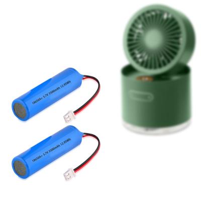 China 3.7 Volt 3500mAh Lithium Ion 18650 Rechargeable Battery For Toys Table Lamps Mini Fans for sale