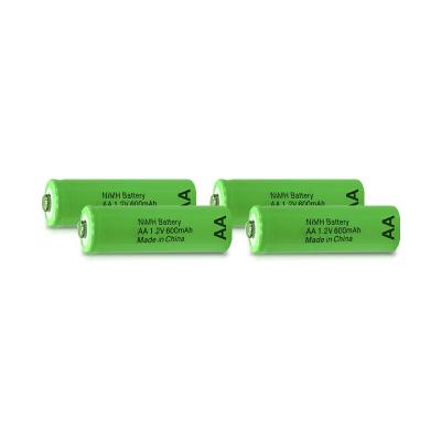 China NIMH AA 600MAH 1.2V nimh oplaadbare batterij ni-mh batterijen voor zonne-licht Te koop