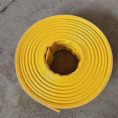 China Coating Plastic Casting 3/4/6/8/12 Inch PVC Flat Lay Water Discharge Hose Old Lay PVC Agriculture Irrigation Hose for sale