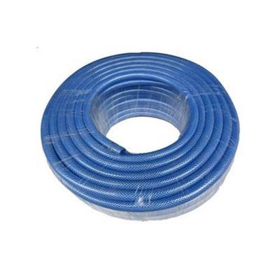 China Fabric-reinforced Flexible PVC Coating Polyester Vinyl Braided Tubing Plastic Molding Former Braided Reinforced Water Hose for sale