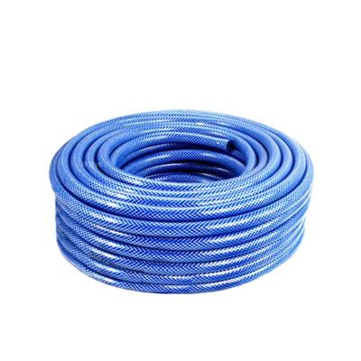 China Flexible Coating Plastic Molding High Intensity Polyester Reinforced Braided Fiber Reinforced Braided PVC Water Hose for sale