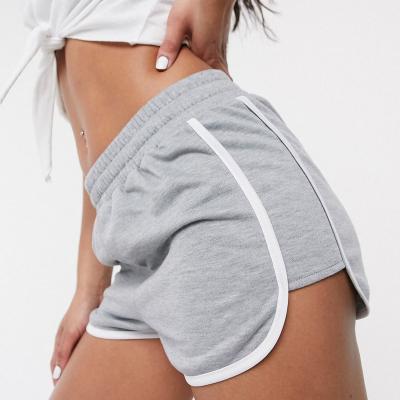 China Ladies QUICK DRY custom sports logo gym shorts short booty sweat women for sale