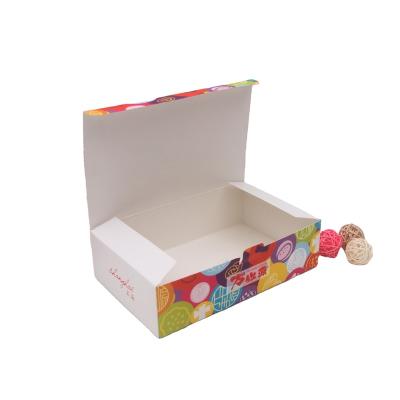 China Recyclable Cookie Cardboard Packaging Baking Caterer Packing Disposable Cardboard Custom Sushi Box for sale