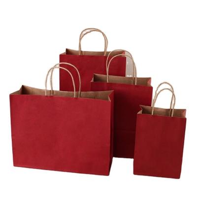 China Recyclable Custom Food Food Clothes Recyclable Paper Packaging Packaging Bag Colorful Printing Logo for sale