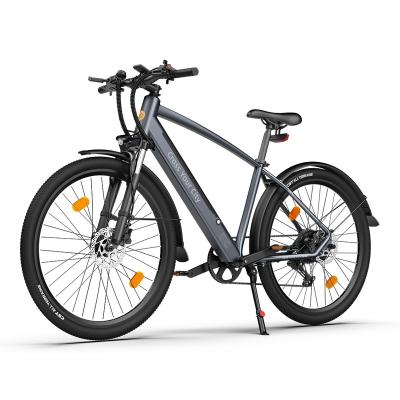 China Hot Sale Electric Bike 250w 350w City 36v EU Bustle 300 Warehouse Fast Delivery 27.5 Inch Fat Tire Adult Electric Bicycles for sale