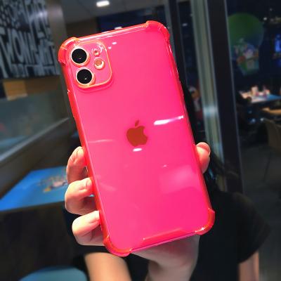 China Simple Women Waterproof Clear Tpu Back Cover Shockproof Empty Cell Phone Case For Iphone 11 pro for sale