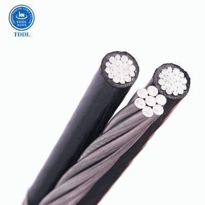 China Above 600 V ACSR Neutral Triple Neutral - NS75 / NS90 Service Cable Drop Cable Supported Type for sale