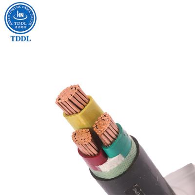 China Construction TDDL Power Cable BT 5 Core 25mm2 50mm2 95mm2 Stranded Compact Circular Copper Power Cable for sale