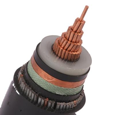 China Aerial 33kv MV Power Cable 300mm Copper Conductor Single Core Power Cable for sale