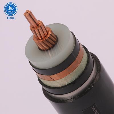 China Underground xlpe power cable 12/24kv 500mm2 conductor size cable for sale