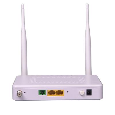 China Newcomer XPON 1GE+1FE+CATV Dual Mode Ontario GPON WIFI Ontario FTTX for sale