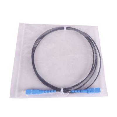 China FTTx Project SC/PC SC/APC SC/UPC FTTH Flat Fiber Optic Drop Cable Patch Cord for sale