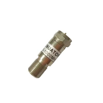 China Catv 54-1000Mhz RF 3dB Coaxial Fixed Attenuator Fixed Attenuators 1 -30db As You Want for sale