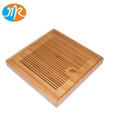 China Sustainable Chinese Kongfu Bamboo Tea Serving Tray for sale