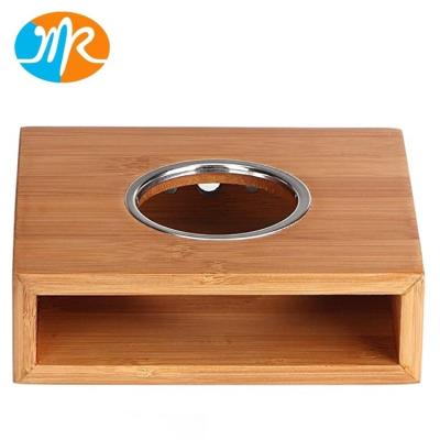 China Viable Warmer Bamboo Base Teapot Candle Heater Stove Teaware Accessories For Home Heater for sale