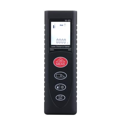 China 80m Mini Handheld Laser Distance Meter Measuring Range Tool For Distance Area Volume W80 for sale