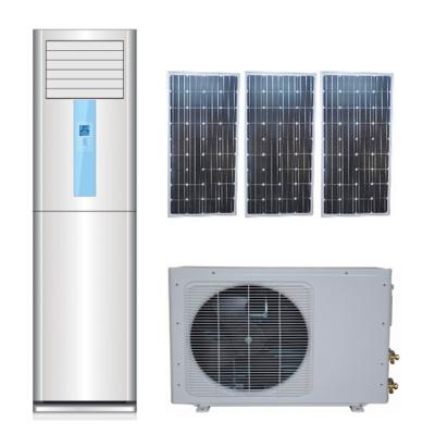 China DC 48V R134a 18000btu | 36000btu 100% Floor Rv Solar Air Conditioner With Solar Panal for sale