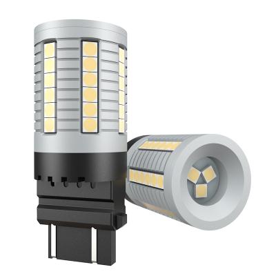 China White No Need To Link External Resistor 1157 7443 T20 White 45smd 3030 No Flash Led Light Bulb Red Amber Turn Signal Socket 3157 for sale