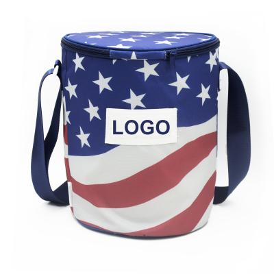 China Waterproof Customized Cool Carry Beach Tote Cooler Bag For Food, Cheap Clear Insulated Lunch Cooler Bag With Customized Logo For Picnic for sale