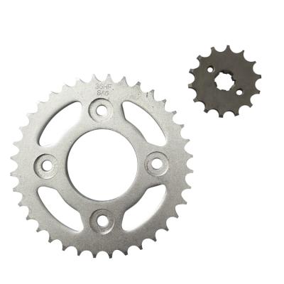 China A3 Steel / 1045 Steel High Performance Motorcycle Parts Rear / Front FIT Sprocket Kit for sale