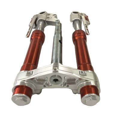 China Hot Sale CNC Front Shock Absorber Modified Aluminum Alloy Motorcycle Scooter Shock Absorber for sale