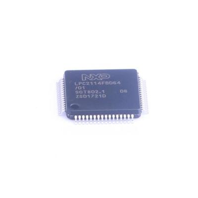 China Network Communicationgs LPC2114FBD64/01.15 IC MCU 16/32B 128KB FLASH 64LQFP for sale