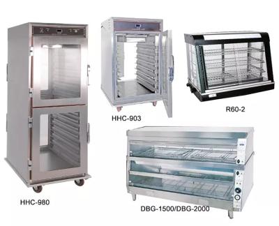 China CE Glass Display Showcase / Hot Food Display Cabinets / Warming Showcase for sale