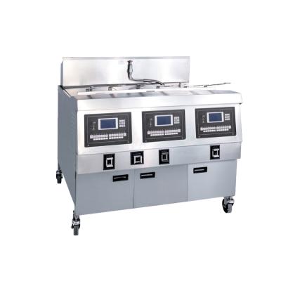 China High efficiency large capacity lift chicken fryer automatically / Broast machine / Mcdonalds deep fryer for sale