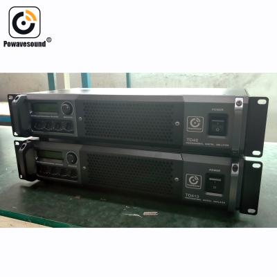 China No Line Out Class D Processor DSP Concert Amplifier 4 Channel Amplifier Integrated Big Array Power Amplifier 8000W Digital Power for sale