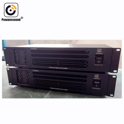 China No Powavesound 400W and 6 Channel Multi PA Speaker Amplifier 200W PA Speaker Power Amplifier, 8 Channel Available for sale