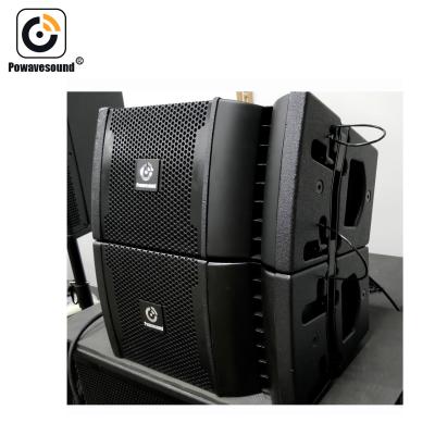 China Professional Active No Line 8 Array Powavesound Loudspeaker Indoor Mounted Mini Speaker 400W PA Array Loudspeaker for sale