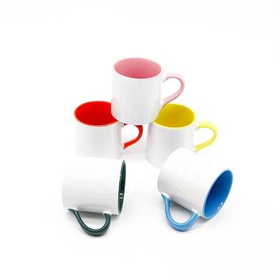 China Wholesale Color Viable Internal Mugs at Sublimation Children's Mugs Costom Logo for sale