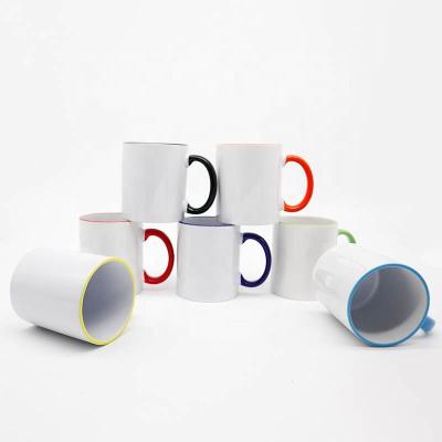 China Sustainable customized sublimation mug can be printed with photos and customized logo for sale