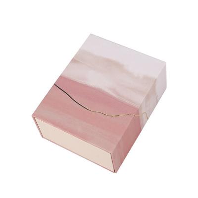 China Recyclable Ebey Custom Logo White Cotton Paper Simple Luxury Lingerie Mini Perfume Bottles Gift Box With Silk Satin Insert for sale