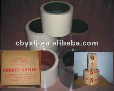 China Inch NBR or SBR or POLY Rice Huller Rubber Rollers, HU Nan Double Lion Rubber Roller SBR 6 Quality for sale